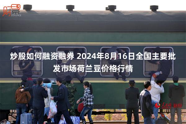 炒股如何融资融券 2024年8月16日全国主要批发市场荷兰豆价格行情