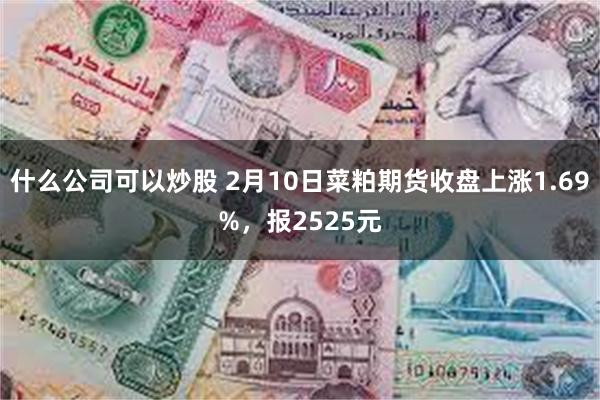 什么公司可以炒股 2月10日菜粕期货收盘上涨1.69%，报2525元