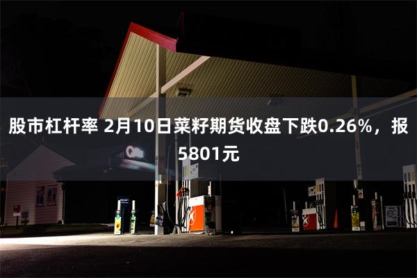 股市杠杆率 2月10日菜籽期货收盘下跌0.26%，报5801元